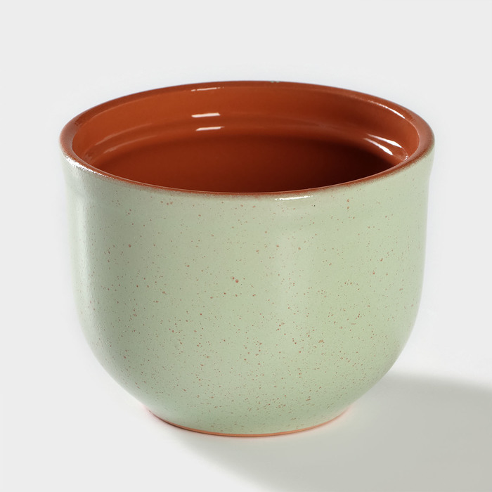 Горшочек "Ломоносовский" 0,7 л цвет зеленый