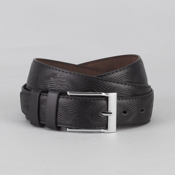 Ремень мужской, пряжка металл, цвет чёрный