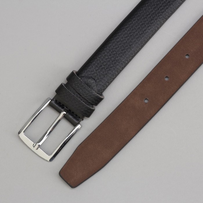 Ремень детский, пряжка металл, цвет чёрный