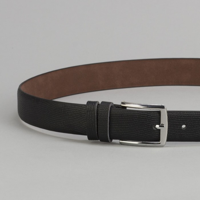 Ремень детский, пряжка металл, цвет чёрный