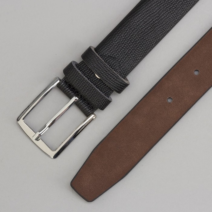 Ремень детский, пряжка металл, цвет чёрный