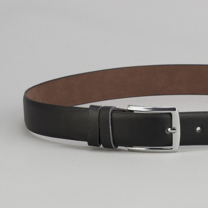 Ремень детский, пряжка металл, цвет чёрный