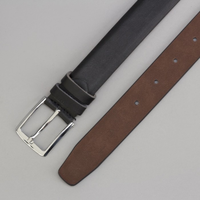 Ремень детский, пряжка металл, цвет чёрный