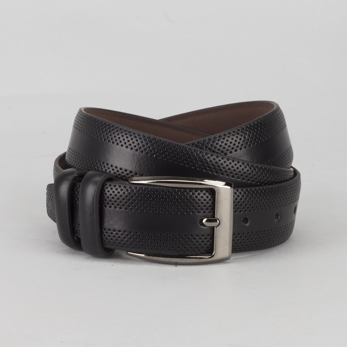 Ремень мужской, пряжка металл, цвет чёрный