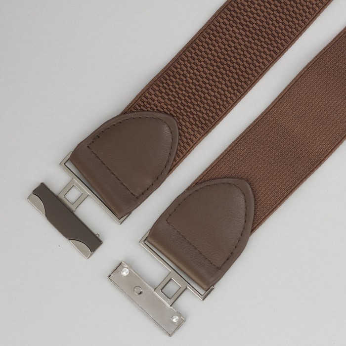 Ремень женский, пряжка металл, цвет кофе