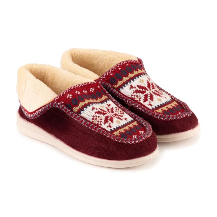 Туфли комнатные женские арт. BBW70157-22 (бордовый) (р. 38)