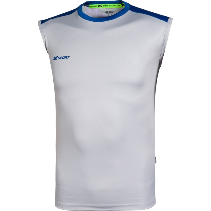 Майка тренировочная 2K Sport Performance silver/royal, XXL