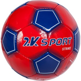 

Мяч футбольный 2K Sport Strike red/royal/white, размер 5