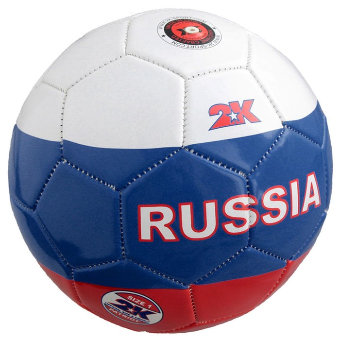 Мяч сувенирный 2K Sport Patriot white/navy/red, размер 1