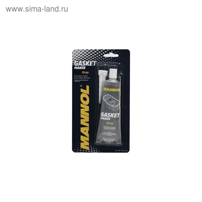 Герметик-прокладка серый силиконовый от -40С до +230С, Gasket Maker Gray 9913, 85 гр