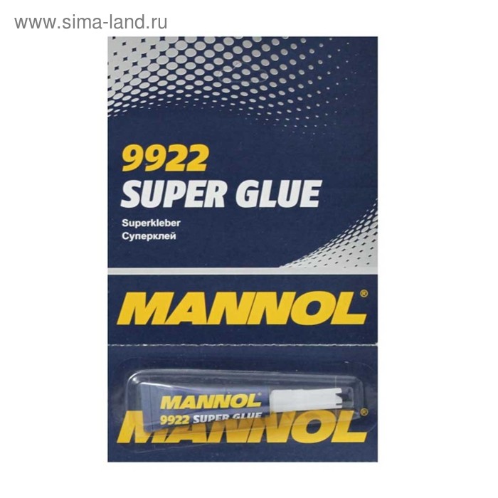 

Суперклей Mannol 9922 Super Glue, 3 г