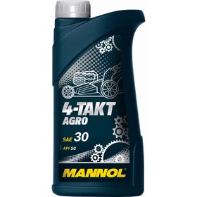 Масло моторное MANNOL 4T AGRO SAE 30, 1л Ош