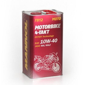 

Масло моторное MANNOL 4T син. 10w40 Motorbike 7812, 1 л