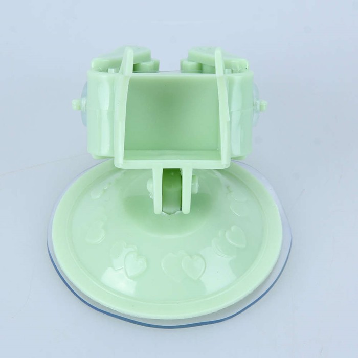 Настенный держатель для швабры, зеленый, 2 шт