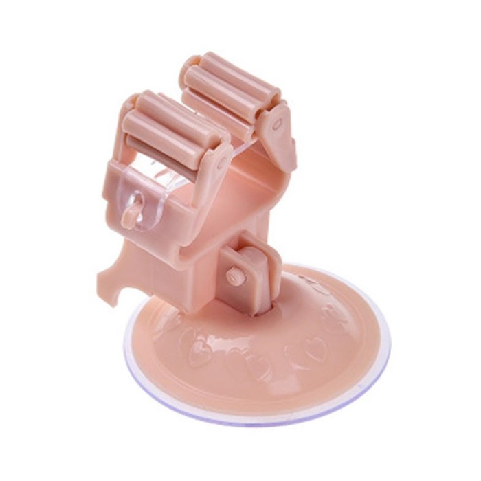 Настенный держатель для швабры, розовый, 2 шт