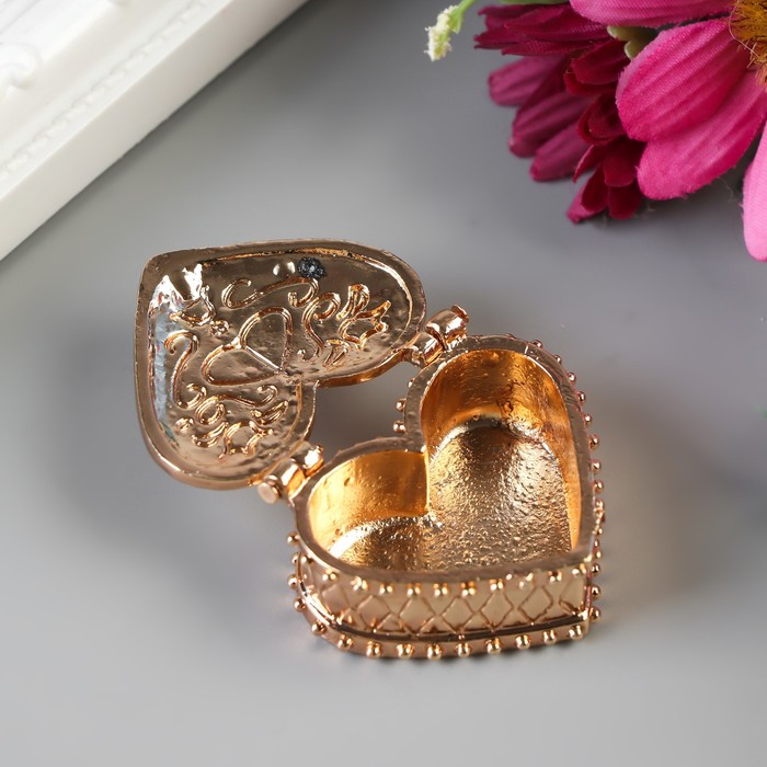 Любовный сундук с парой сов, 3,4 х 2,6 см