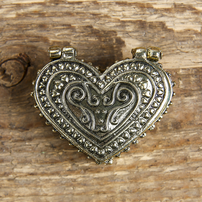 Любовный сундук с парой мышек, 3,4 х 2,6 см