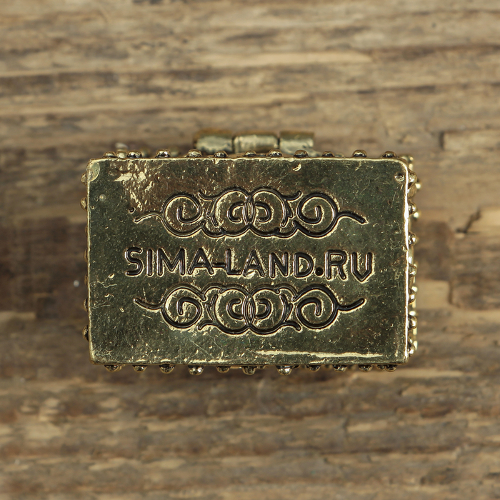 Сундук счастья с слоником удачи, 3,4 х 2,6 см