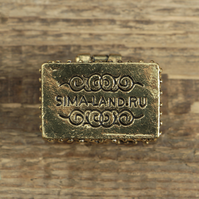 Сундук счастья с птицей счастья, 3,5 х 2,7 см