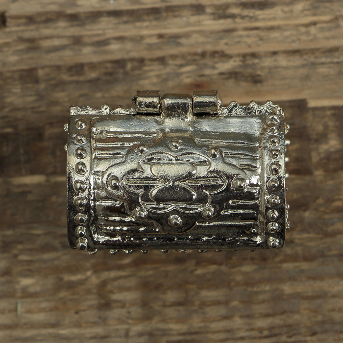 Сундук счастья с денежной ложкой загребушкой, 3,5 х 2,7 см