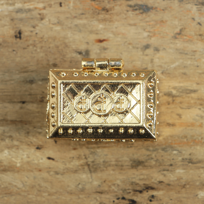 Денежный сундук с кошельковым домовенком , 3,5 х 2,7 см