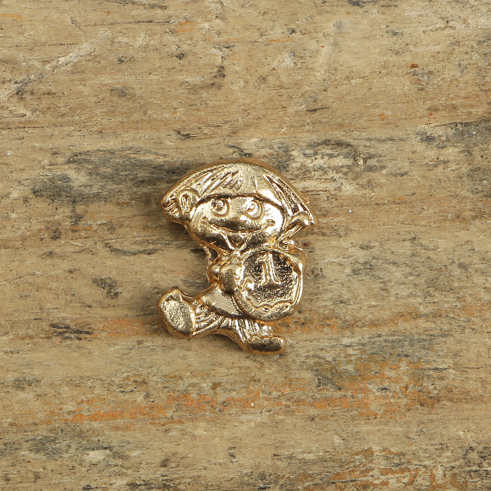 Денежный сундук с кошельковым домовенком , 3,5 х 2,7 см