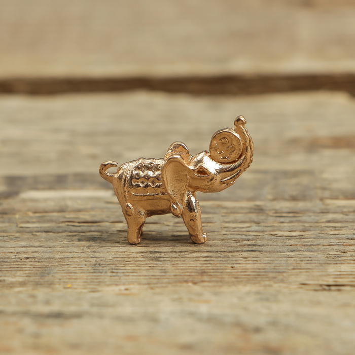 Денежный сундук с слоником удачи, 3,6 х 2,6 см