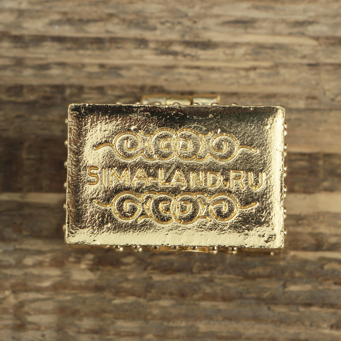 Денежный сундук с золотым ключиком , 3,5 х 2,7 см