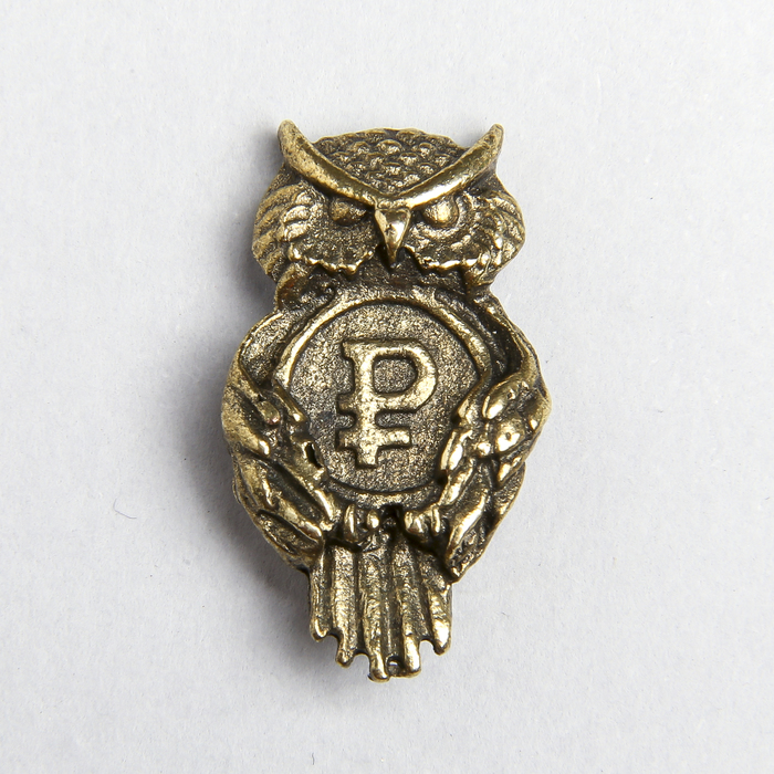 Денежный сундук с кошелечной совой, 3,6 х 2,6 см