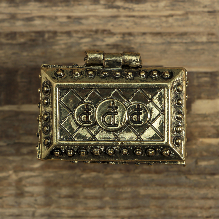 Денежный сундук с рыбкой желаний, 3,6 х 2,6 см