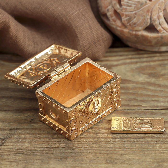 Денежный сундук с кошельковой купюрой, 3,6 х 2,6 см