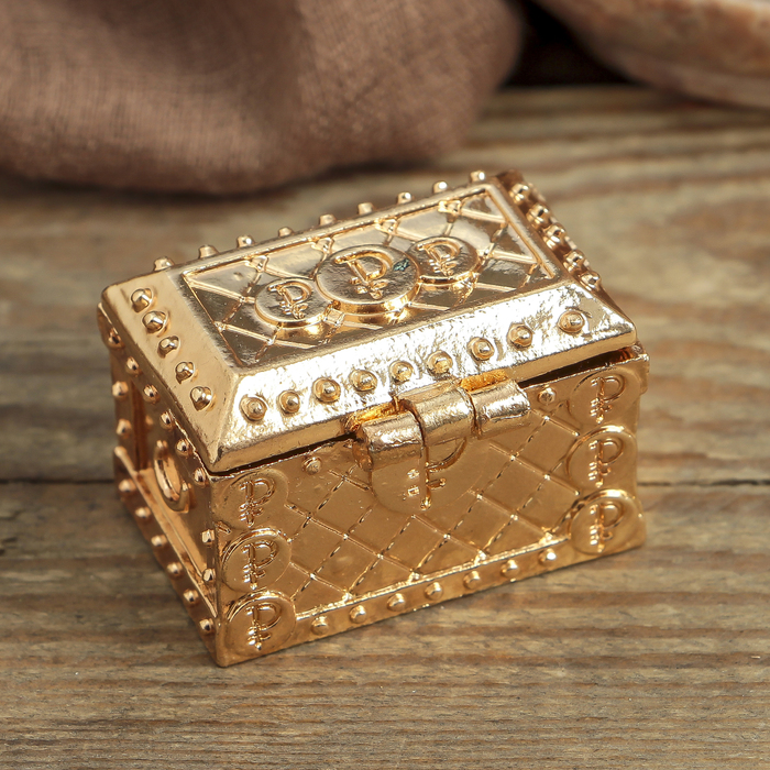 Денежный сундук с кошельковой купюрой, 3,6 х 2,6 см