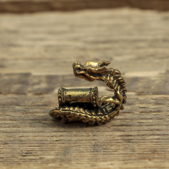 Денежный сундук с драконом богатства, 3,6 х 2,6 см