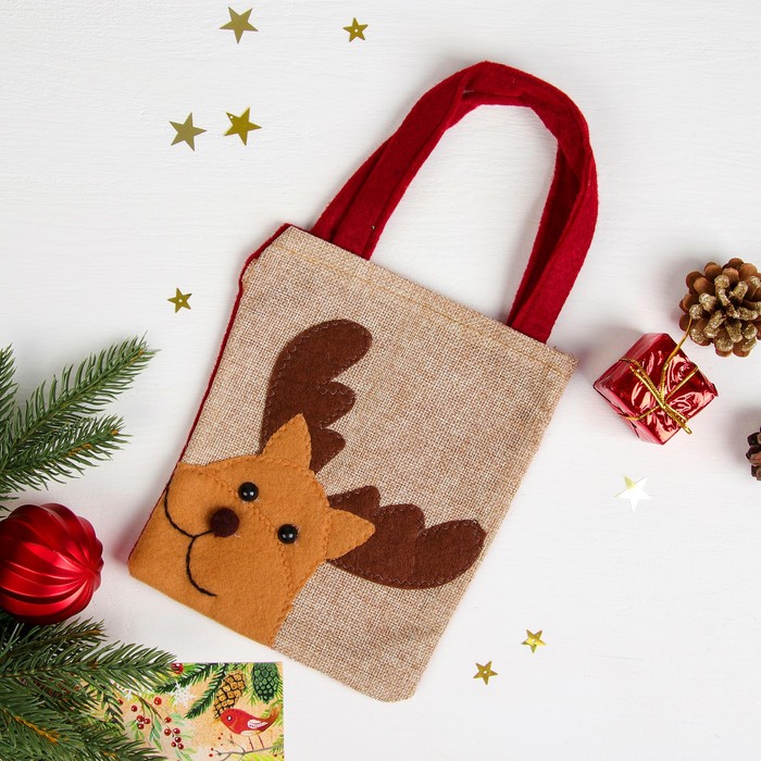 Сумочка "Северный олень" 16 х 20 см