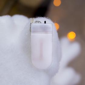 Фигура световая "Белый мишка", 22 LED, 20х20х10 см, фиксинг, от батар., Т/БЕЛЫЙ от Сима-ленд