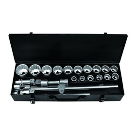 

Набор торцевых головок Forsage F-6241-9, 3/4", 12 граней, 17-50 мм, 24 предмета