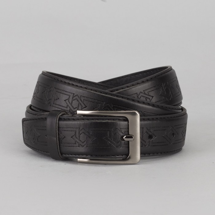 Ремень мужской, пряжка металл, цвет чёрный