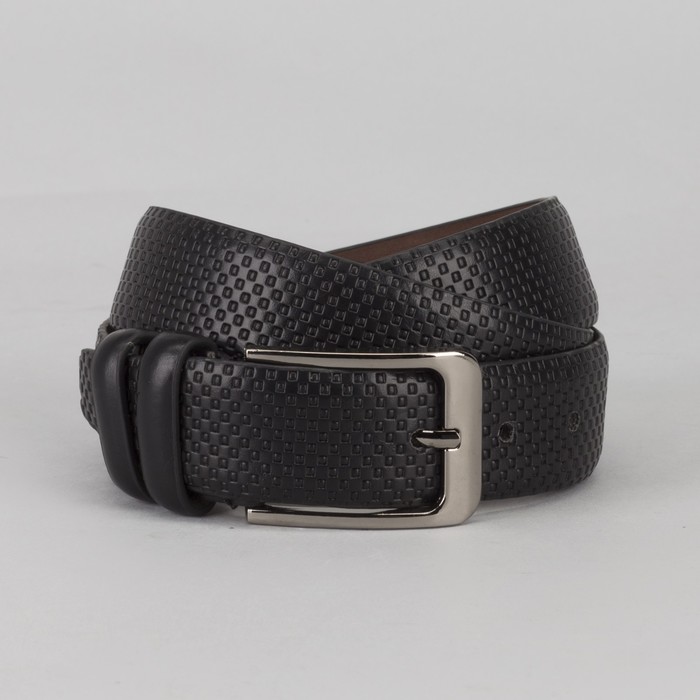 Ремень мужской, пряжка металл, цвет чёрный