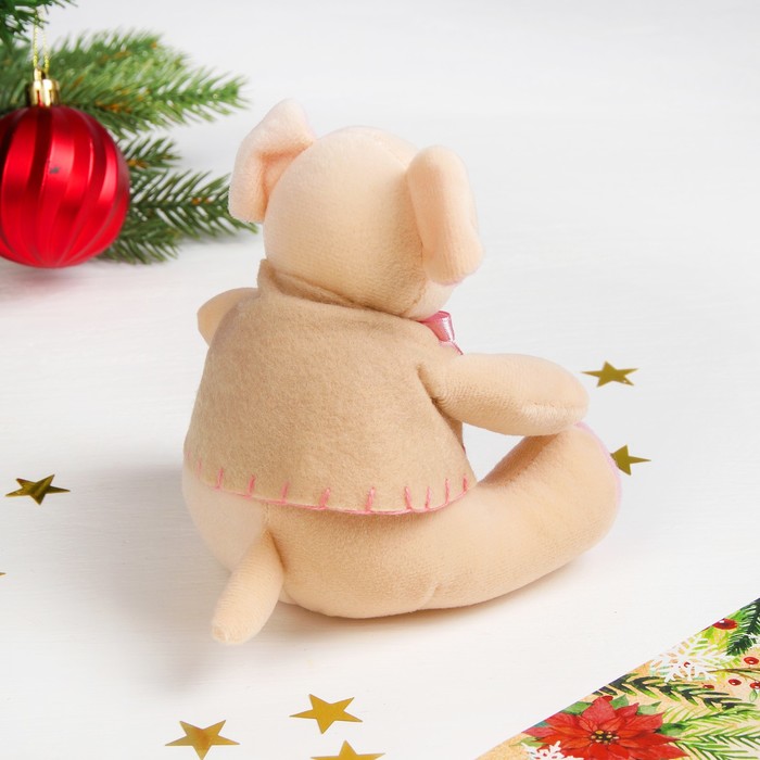 Мягкая игрушка "Поросёнок в жилетке"