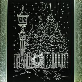 

Рамка светящаяся "Фонарь", 13.5х17 см, USB, 5V, 10 LED, БЕЛЫЙ