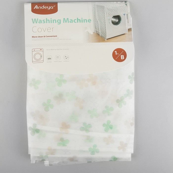 Чехол для стиральной машины 58х62х85 см, EVA, принт МИКС