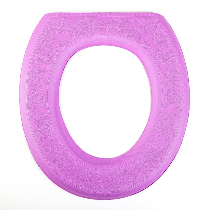 Чехол на сиденье для унитаза на молнии, цвет МИКС