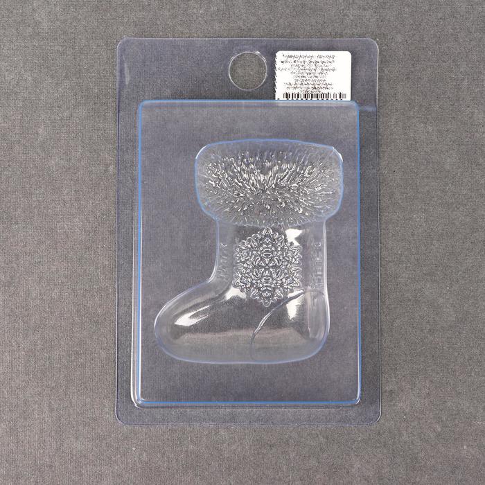 Пластиковая форма "Валенок Рождественский"