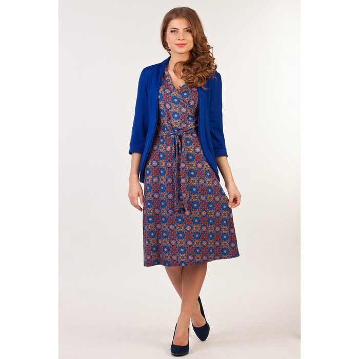 Жакет женский, размер 46, цвет синий