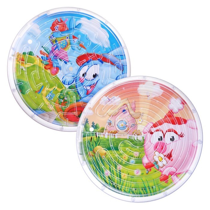 Лабиринт двухсторонний «Домик Нюши и Кроша»