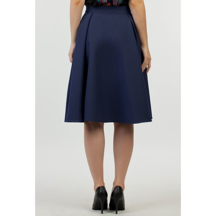 Юбка женская, размер 50, цвет синий