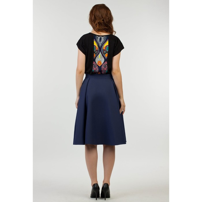 Юбка женская, размер 50, цвет синий