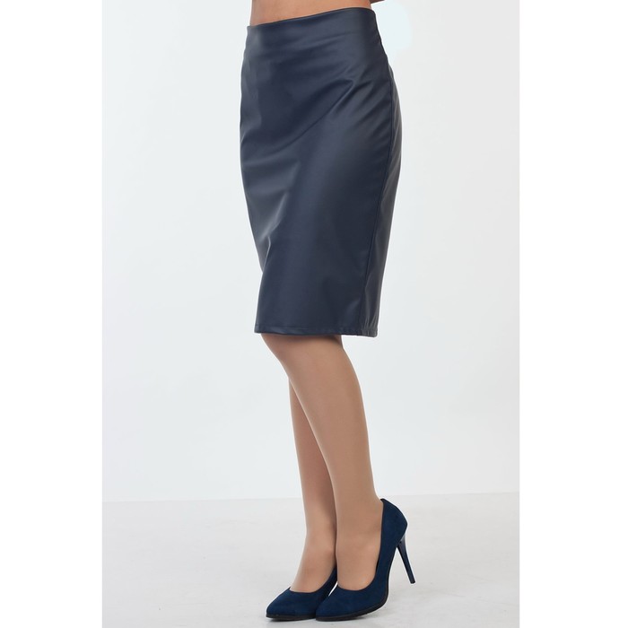 Юбка женская, размер 46, цвет синий