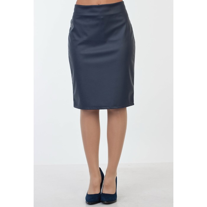 Юбка женская, размер 50, цвет синий