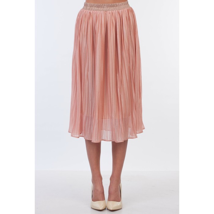 Юбка женская, размер 48, цвет пудра